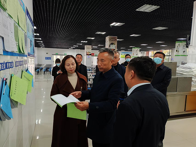 渭南市政府领导督查集中用餐单位和餐饮门店食品安全